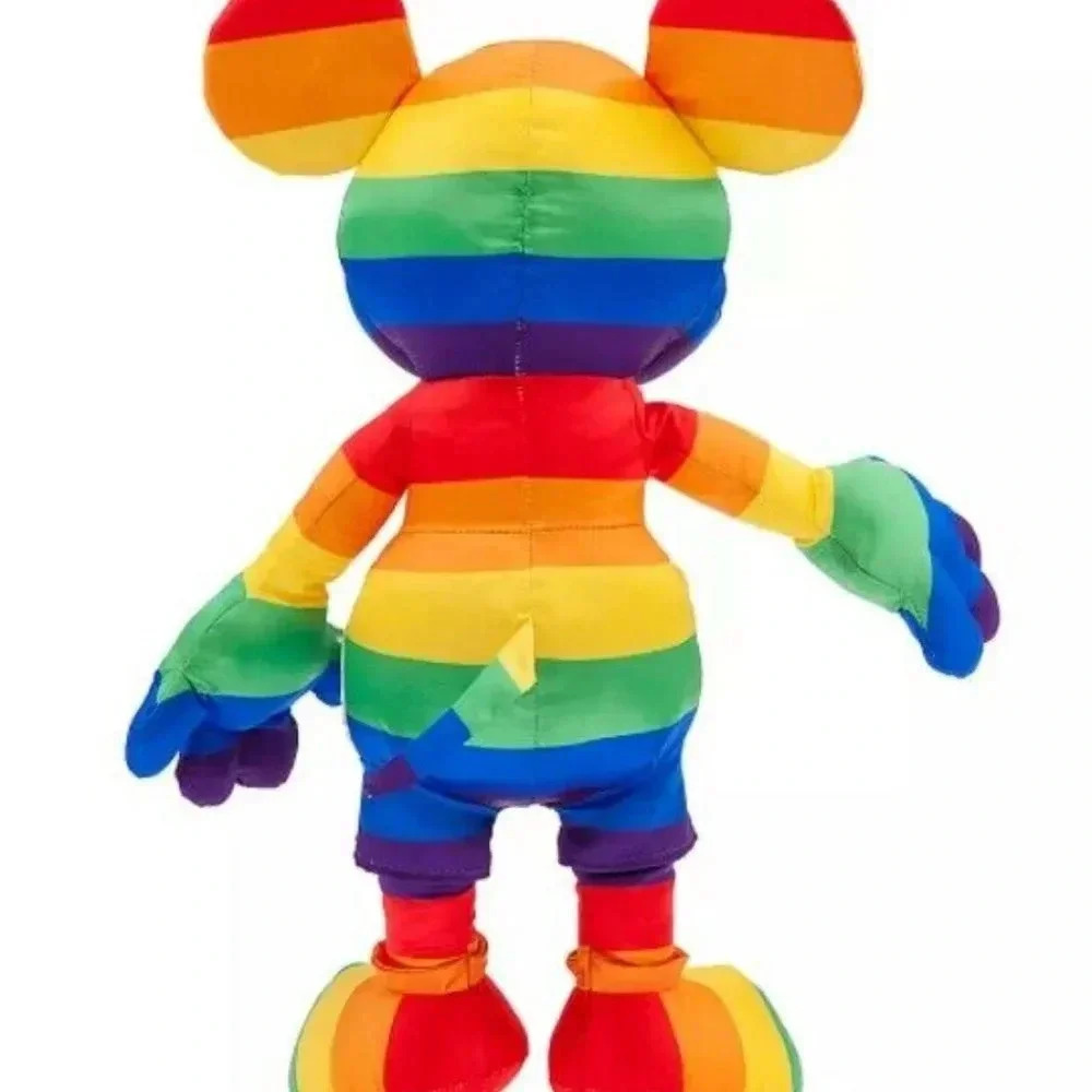 NEW Disney Rainbow Collection Mickey Mouse 15.5" Plush Dolls - Picture 2 of 2